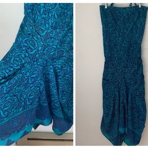 Sacred Threads Funky Paisley Halter Maxi Dress